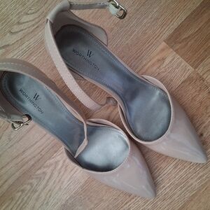 Worthington Nude Patent Heels